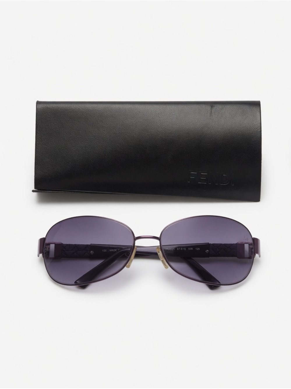 Fendi Women's Purple Lens Rimless Aviator Sunglasses ‘FS5021’